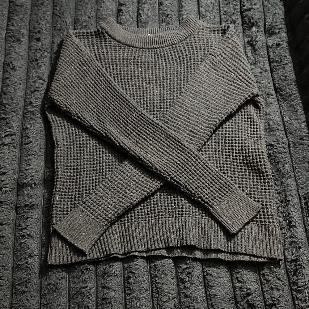 Time and Tru Charcoal Knit Sweater